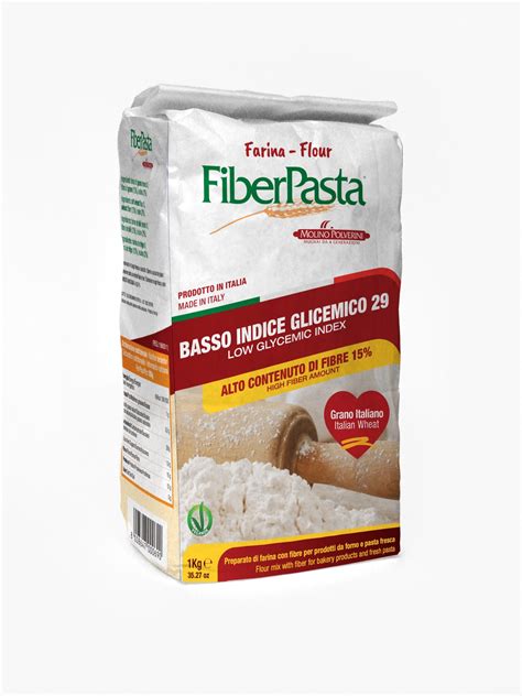 Fiberpasta Farina A Basso Indice Glicemico Ig Ricca Di Fibre