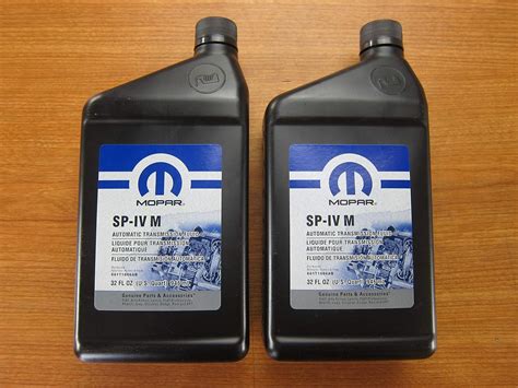 Amazon.com: Mopar Two Quarts SP-IV M Automatic Transmission Fluid New ...