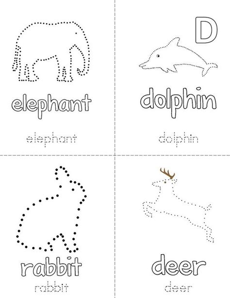 Animal Patterns To Trace