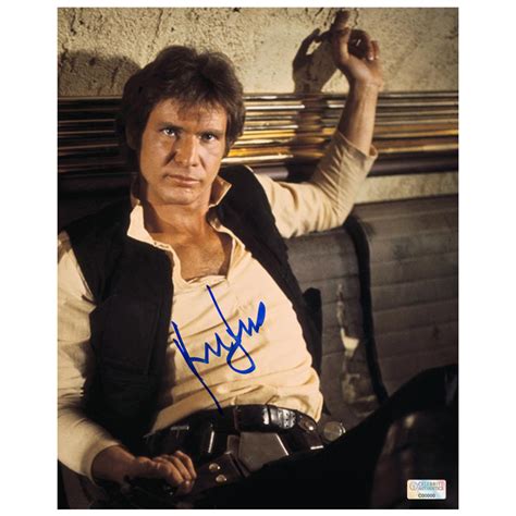 Adam Driver And Harrison Ford Hand Signed Star Wars Signature