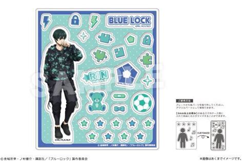 Cdjapan Tv Animation Blue Lock Acrylic Flake Parts Ver Subculture