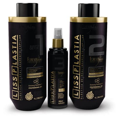 Kit Lissplastia Pl Stica De Realinhamento Capilar Forever Liss Submarino