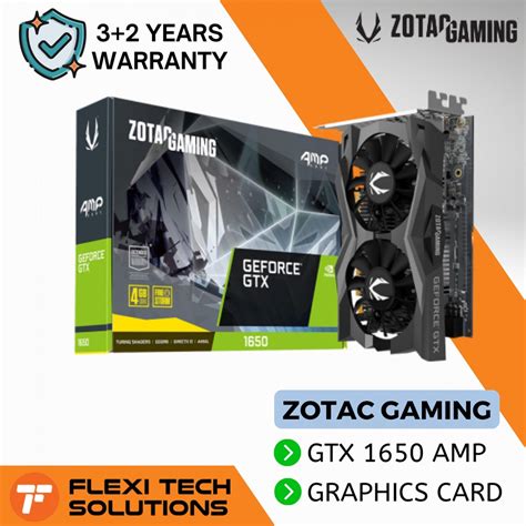 Zotac Gaming Geforce Gtx 1650 Amp Core 4gb Gddr6 Gpu Graphics Card