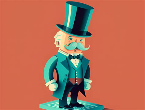 "Mr Monopoly" by Mikhail Serganov on Dribbble