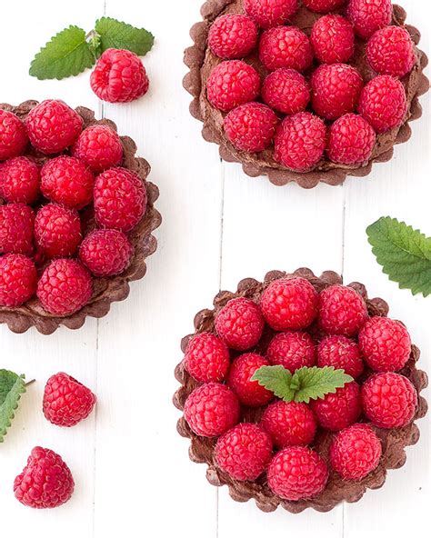 Mini Chocolate Raspberry Tarts As Easy As Apple Pie