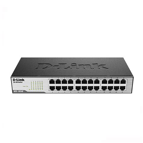 D LINK DES 1024D 24 Port 10 100M Unmanaged Standalone Switch Metal