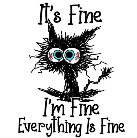 It's Fine I'm Fine Everything Is Fine Shirt, Everything Is Fine Shirt ...