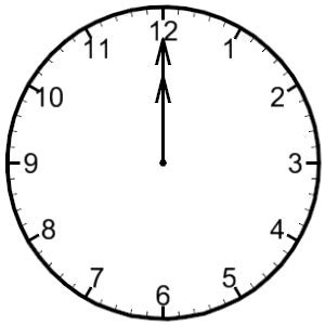 12 O Clock #n50Kai - Clipart Suggest