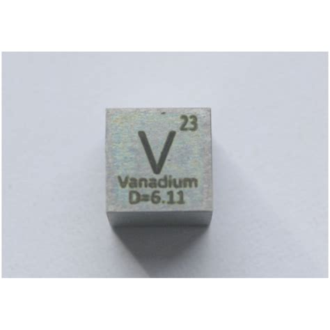 ᐉ Purity metal cube vanadium V 99 9 cube 10x10mm polished to buy in