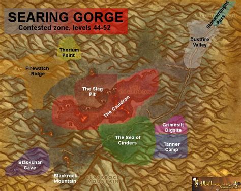 Searing Gorge World Of Warcraft Zam