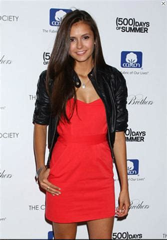 .: Vampire Diaries Nina Dobrev sports KRMA Jade Leather Jacket