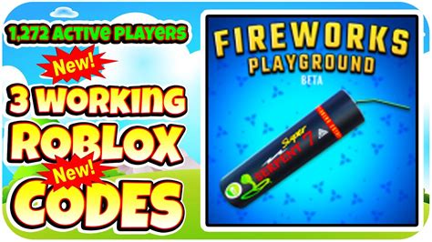 NEW CODES Fireworks Playground BETA By Pseudo Studio Roblox GAME