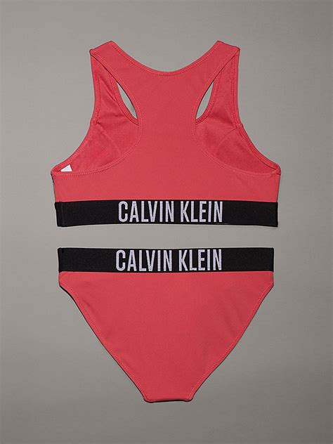 Kız Çocuk Bralet Bikini Takım Pembe KY KY XIX Calvin Klein