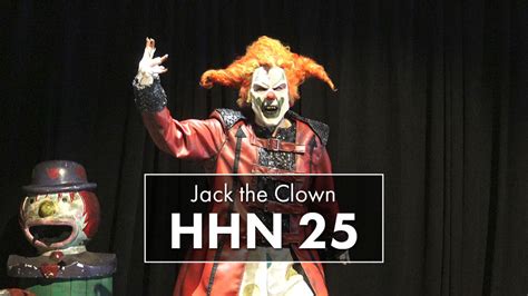 Jack the Clown at the HHN 25 Media Preview