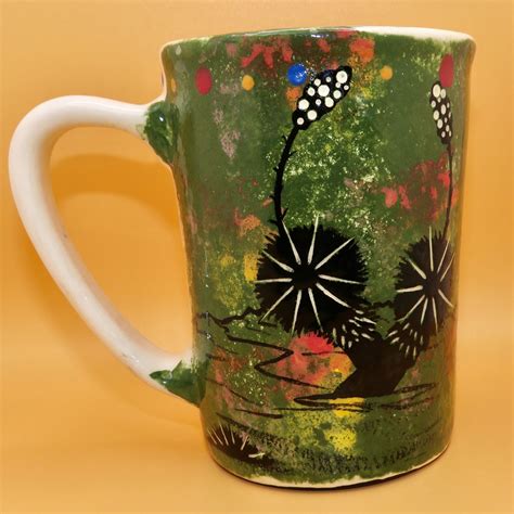 Large Mug With Peyote Couple Mana Pottery