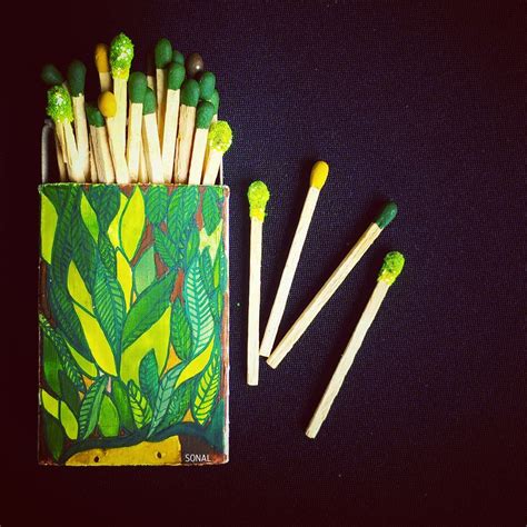 The matchbox art on Behance