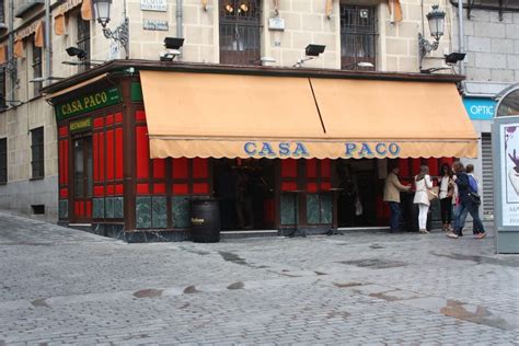 Casa Paco Fue Abierta En 1870 Como La Clásica Taberna De Vino Cartas Y