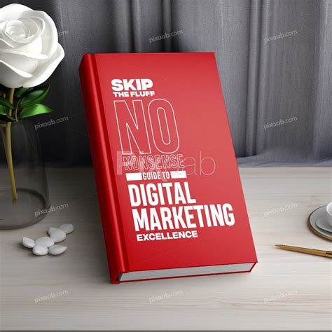 Book Mockup PSD Template - Pixaab.com