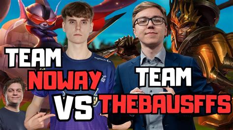 TEAM NOWAY Vs TEAM THEBAUSFFS Scrims Game 3 YouTube