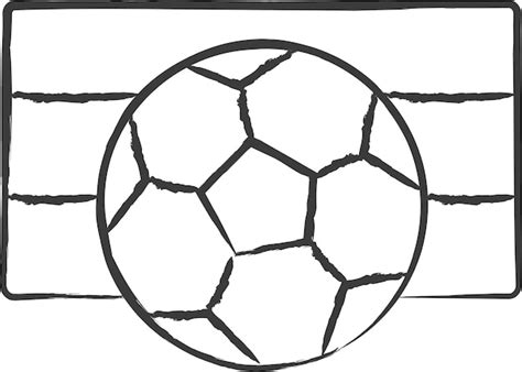 Premium Vector Soccer Ball Hand Drawn Vector Illustration