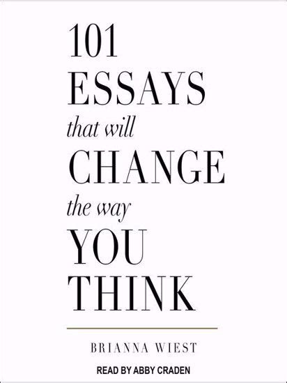 Shghf BH شغف للنشر والتوزيع 101 Essays That Will Change The Way You