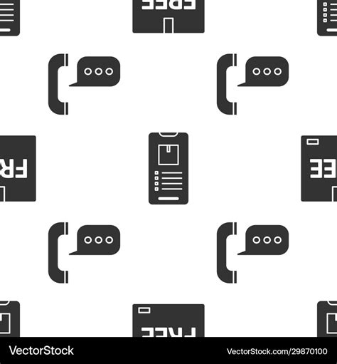 Set Cardboard Box With Free Symbol Mobile Phone Vector Image