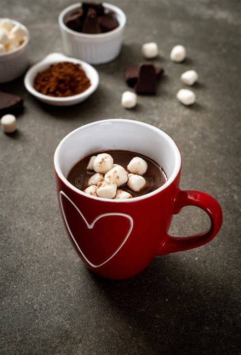 Hot Chocolate With Marshmallows Stock Photo Image Of Marshmallows