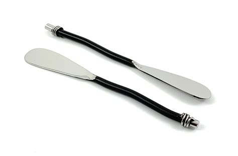 Vibhsa Black Silverware Butter Spreaders Set of 6