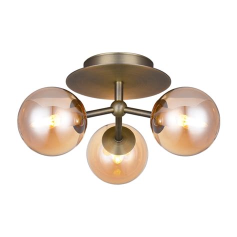 Halo Design Trio Loftlampe Messing