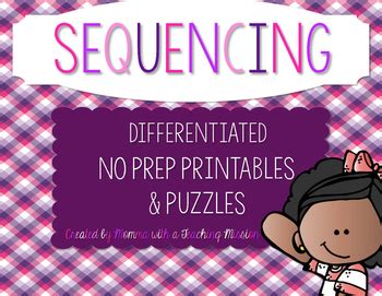 Sequencing Printables Puzzles By Momma With A Teaching Mission