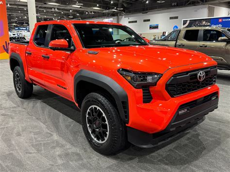 2024 Toyota Tacoma TRD Off Road Displayed In Solar Octane