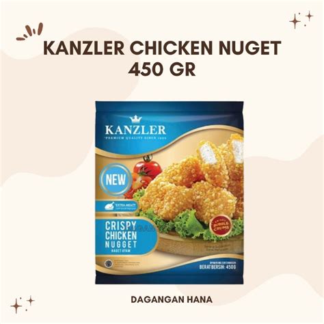 Jual Kanzler Crispy Chicken Nugget 450 Gr Shopee Indonesia