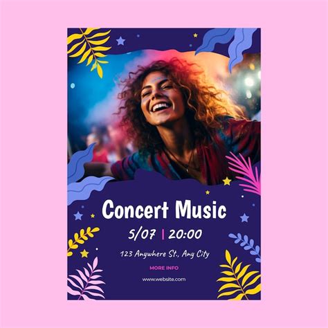 Premium Vector Music Concert Poster Template