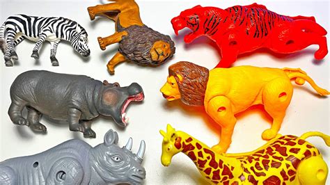 8 Transforming Animals Lion Tiger Elephant Jaguar Elephant Rhino