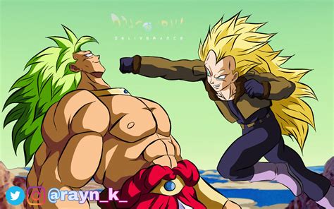 Goku Vs Broly Ssj4