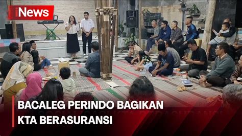 Bacaleg Perindo Jennie Latumahina Bagikan 250 KTA Berasuransi Untuk