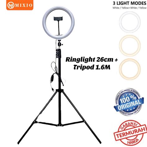 Jual Mixio Ring Light Cm Light Stand Tripod M Selfie