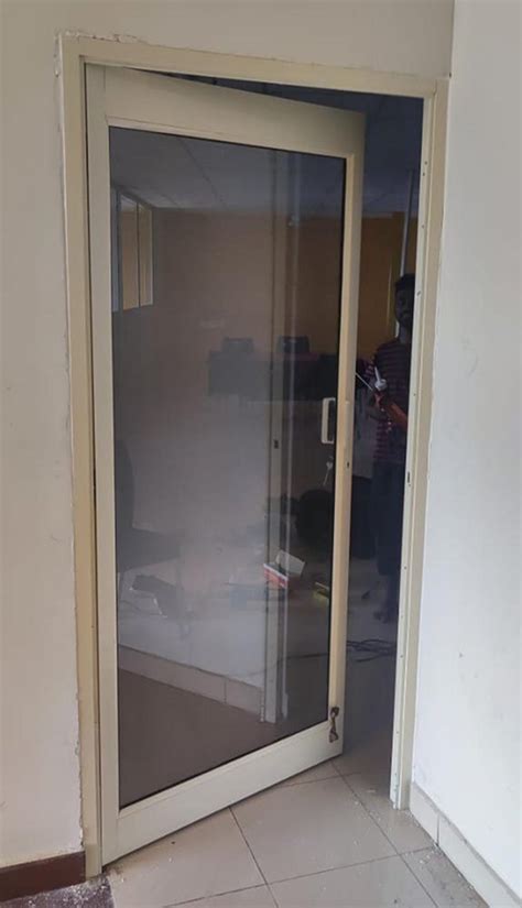 Aluminium Hinged Floating Glass Door At Rs 450 Sq Ft Aluminium Frame Glass Door In Bengaluru