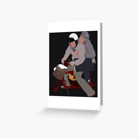 Dumb And Dumber Mini Bike Greeting Card For Sale By Hotpressappare Redbubble