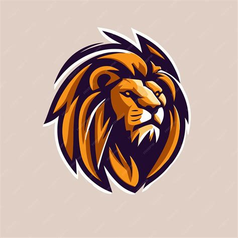 Premium Vector Lion Head Mascot Logo Design Vector Template Creative