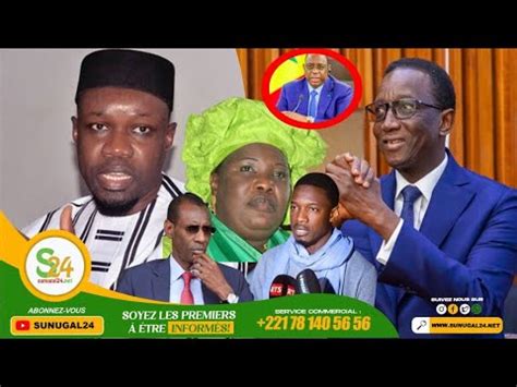 Direct La contre attaque de Sonko après la la Position du Ps sur le