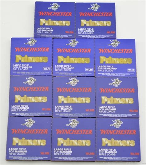 Winchester Large Rifle Primers N0 WLR WLRM 1100ct Other Reloading