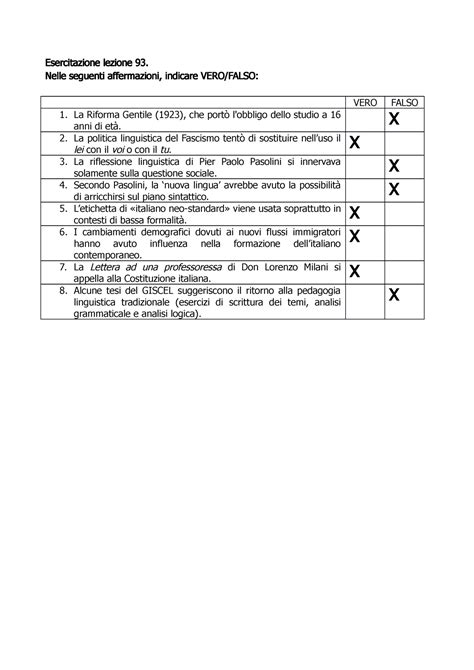 Esercizio N Lezione Esercitazione Lezione Nelle Seguenti