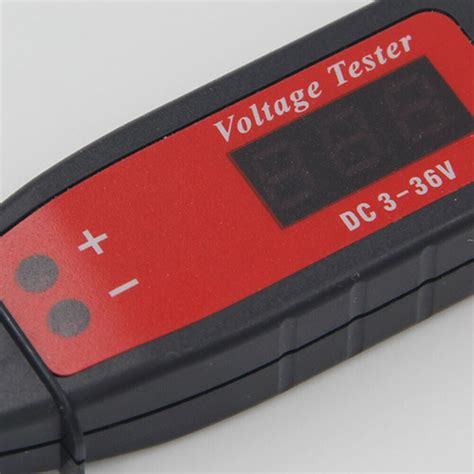 V Car Digital Electric Voltage Test Pen Light Probe Detector