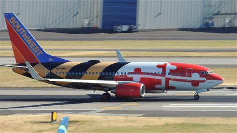 Southwest Airlines Boeing 737 700 Maryland One N214WN Takeoff From