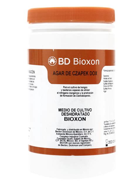 211776 BD Bioxon Agar Czapek Dox 450 G PROQUISUR Material De