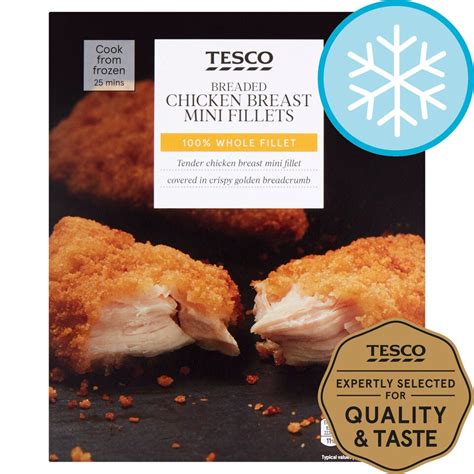 Tesco Breaded Mini Chicken Fillets 300g Tesco Groceries