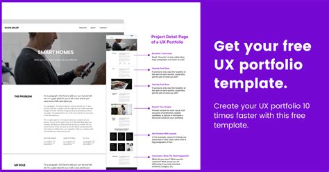 Free Ux Portfolio Template Created By Ux Designer Sarah Doody