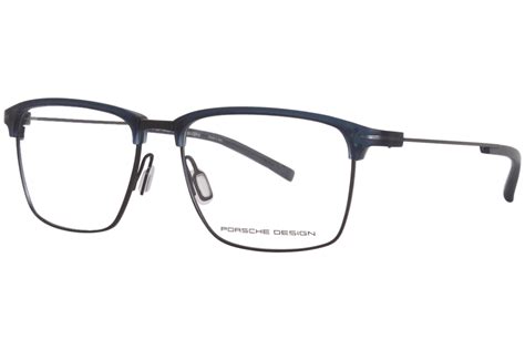 Porsche Design P8380 D Eyeglasses Mens Gunmetalblue Full Rim 55 16 145