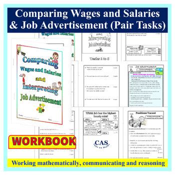 Financial Literacy Comparing Wages And Salaries Job Advertisement